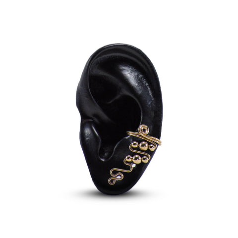 Classic Earcuff (Gold w/ Gold)