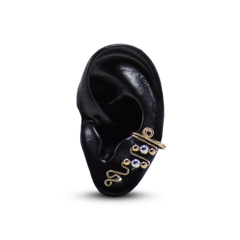 Classic Earcuff (Gold w/ Silver)